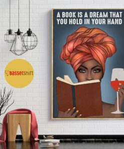 A book is a dream that you hold in your hand vertical poster 1
