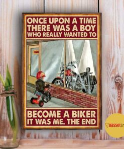 A boy who really wanted to become a biker vertical poster 3