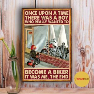 A boy who really wanted to become a biker vertical poster 3