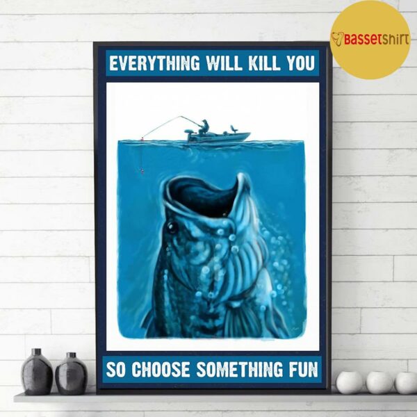 A fish story choosing the best way to be caught poster