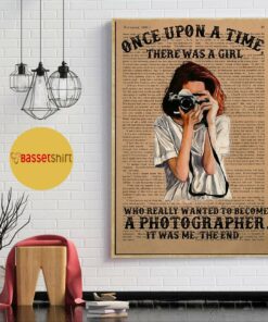 A girl wanted become a photographer poster 1