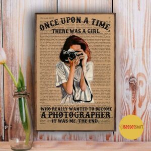 A girl wanted become a photographer poster 3