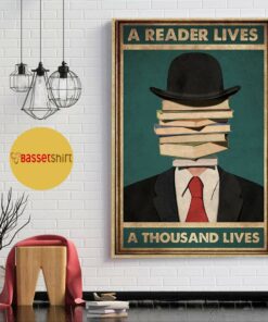A reader lives a thousand lives poster 1