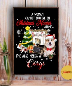A woman needs a corgi to survive on Christmas movies poster 3