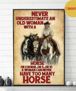 A woman never can have too many horses poster 3