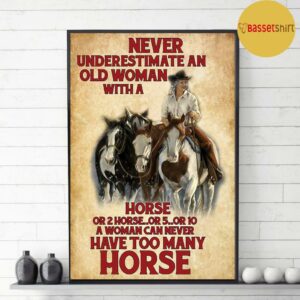 A woman never can have too many horses poster 3