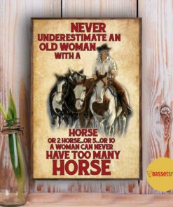 A woman never can have too many horses poster 5