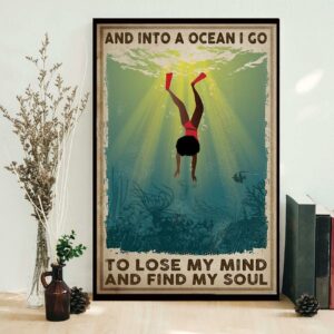 African American into the ocean i go to lose my mind and find my soul poster 1