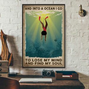 African American into the ocean i go to lose my mind and find my soul poster 3