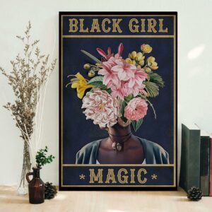 African American poster black girl magic