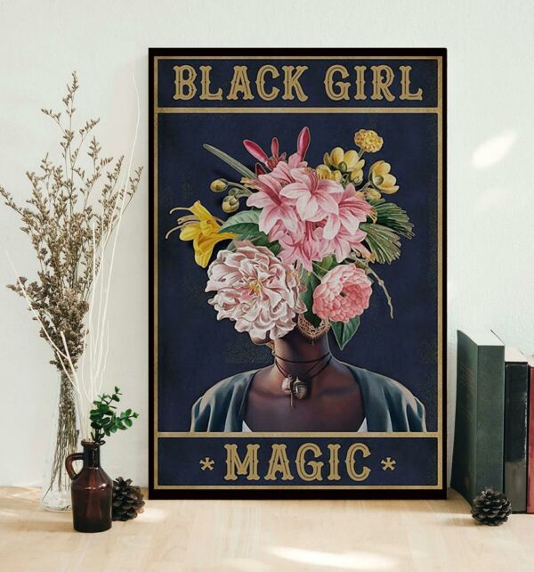 African American poster black girl magic