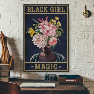 African American poster black girl magic 3