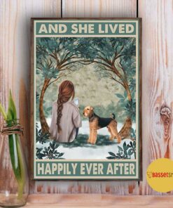 Airedale Dog and she lived happily ever after poster 3