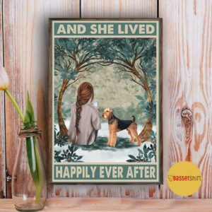 Airedale Dog and she lived happily ever after poster 3