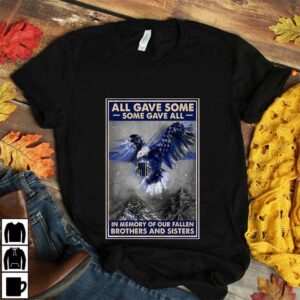 All gave some some gave all in memory of our fallen brothers and sisters poster canvas 3