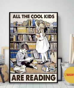 All the cool kids are reading poster 1 All the cool kids are reading poster 2