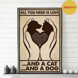 All you need is cats and dogs vertical poster 3