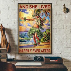 Aloha dancing girl and she lived happily ever after poster 3