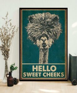 Alpaca hello sweet cheek poster 1