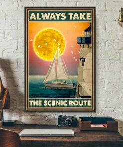 Always take the scenic route poster 1 Always take the scenic route poster 2