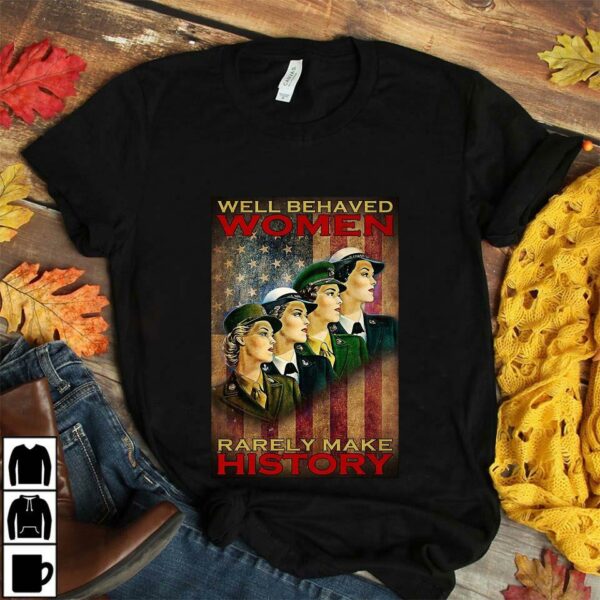 American Army well behaved women rarely make history poster