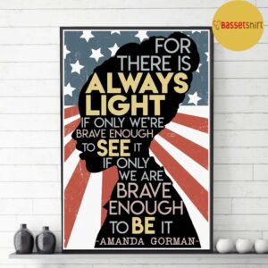 American flag Amanda Gorman poem 2021 poster 3