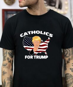 American flag Catholics for Trump 1
