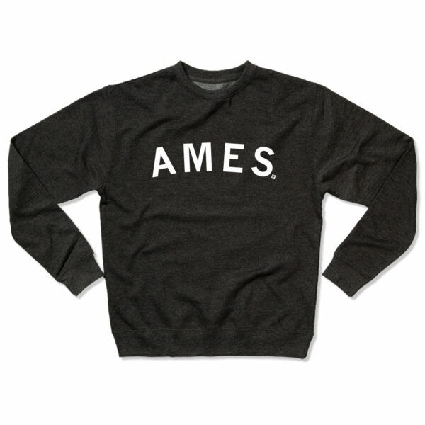 Ames Curved Logo Crew Sweatshirt