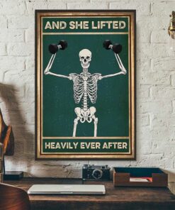 And she lifted heavily ever after Skeleton poster 1