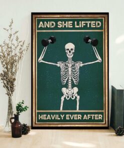 And she lifted heavily ever after Skeleton poster 2