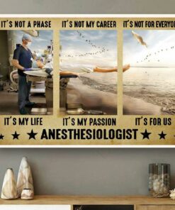 Anesthesiologist its not a phase its my life horizontal canvas 2