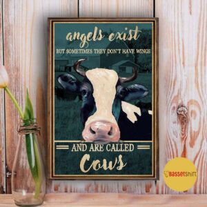 Angels exist but sometimes they don't have wings and are called cows poster 3