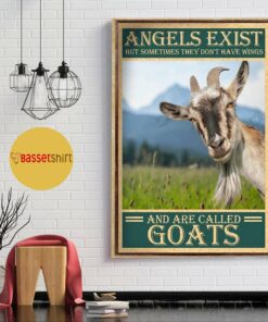 Angels exist but sometimes they don't have wings and are called goats poster 1