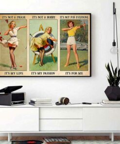 Archery Girl Its Not A Phase Its My Life landscape canvas 1