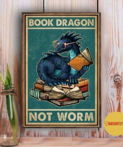 Art Book Dragon not worm wall canvas 1