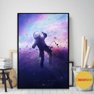 Astronaut Floating Space lose in mind poster