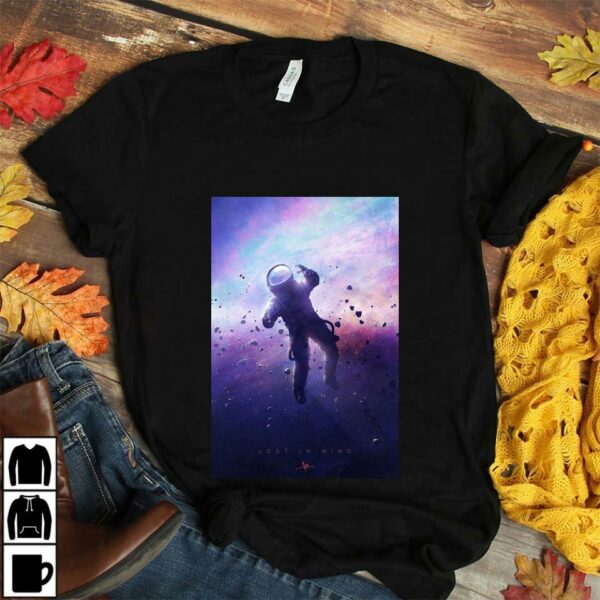 Astronaut Floating Space lose in mind poster