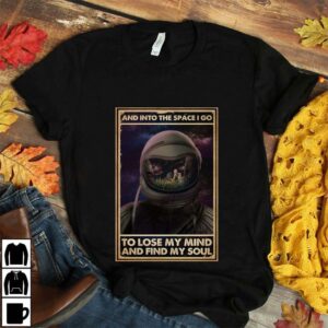 Astronaut space I go to lose my mind and find my soul vintage poster