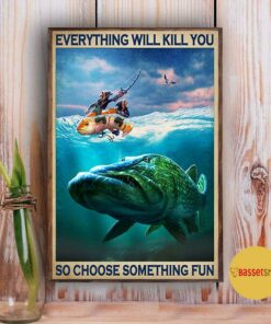 Atlantic Wolf Fish everything will kill you so choose something fun poster 2 Atlantic Wolf Fish everything will kill you so choose something fun poster 3