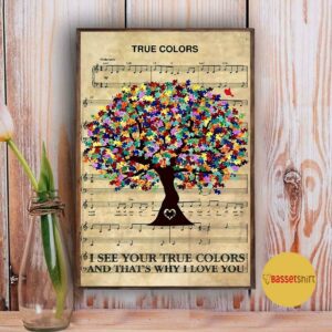 Autism Poster I see your true colors poster 3