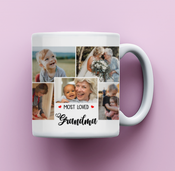 Best Gift For Grandma, Personalized Photo Mug, Grandma Coffee Mug, Great Grandma Gift