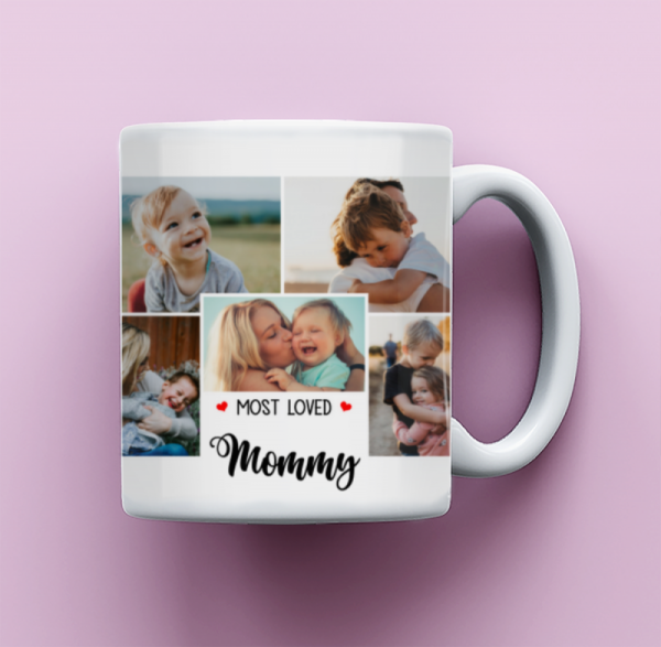 Best Gift For Mom, Customizable Mug, Mommy Coffee Mug, Mom Christmas Gift, Most Loved Mommy Mug