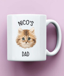 Cat Face Mug Cat Photo Mug Custom Pet Mug Personalized Cat Mug Cat Mom Mug Cat Dad Mug 1