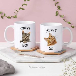 Cat Face Mug Cat Photo Mug Custom Pet Mug Personalized Cat Mug Cat Mom Mug Cat Dad Mug 7