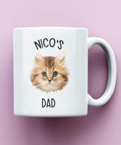 Cat Face Mug Cat Photo Mug Custom Pet Mug Personalized Cat Mug Cat Mom Mug Cat Dad Mug 8