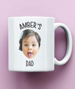 Custom Baby Face Mug New Dad Birthday Gift Dad Coffee Mug Funny Dad Mug Fathers Day Mug Gift 8