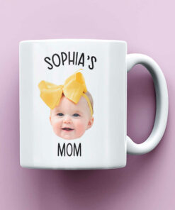 Custom Baby Photo Mug New Mom Birthday Gift Mug For New Mom Personalized Baby Face Mug Mug Gift For Mom 1