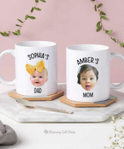 Custom Baby Photo Mug New Mom Birthday Gift Mug For New Mom Personalized Baby Face Mug Mug Gift For Mom 2