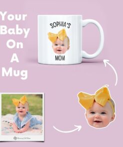 Custom Baby Photo Mug New Mom Birthday Gift Mug For New Mom Personalized Baby Face Mug Mug Gift For Mom 3