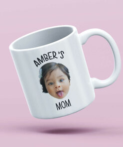 Custom Baby Photo Mug New Mom Birthday Gift Mug For New Mom Personalized Baby Face Mug Mug Gift For Mom 5